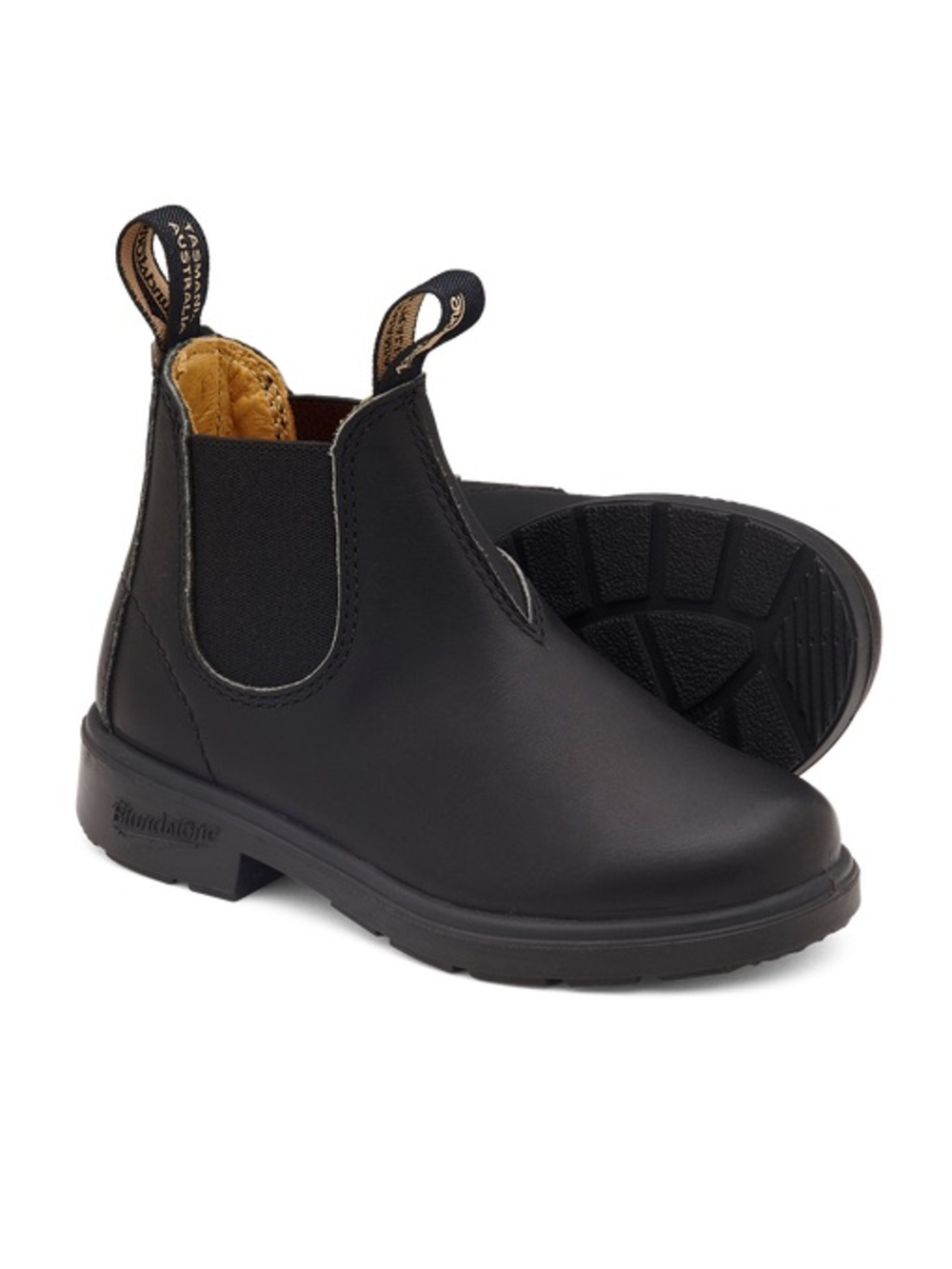 Blundstone Kids Chelsea Leather Boots - Black